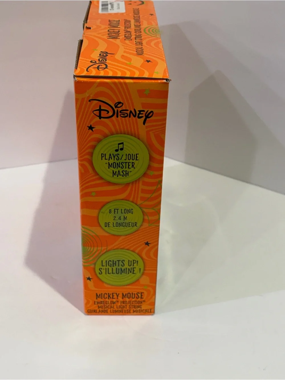 Disney Mickey Mouse Ghost Projection Light String w Music- NIB